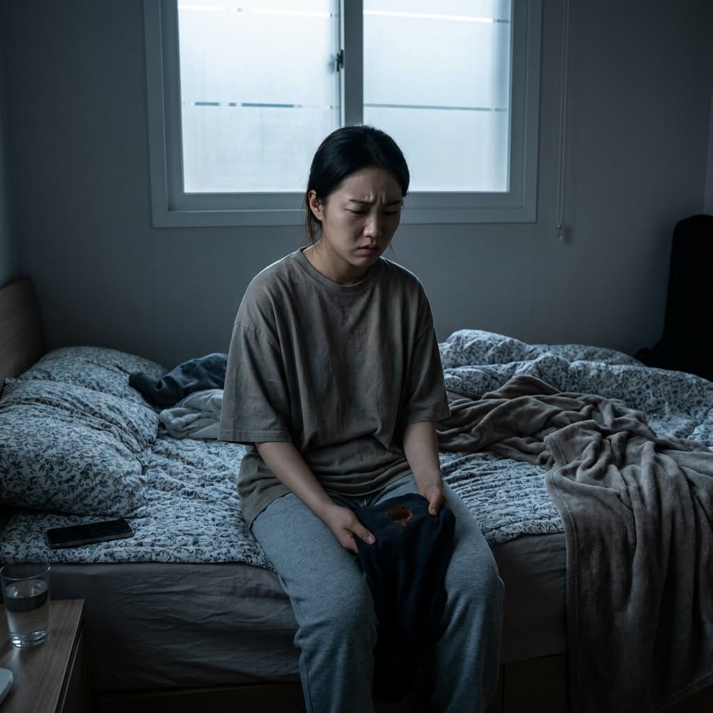 갈색 피가 찔끔찔끔 며칠째 나와요? 괜찮다고 넘기면 안 되는 이유