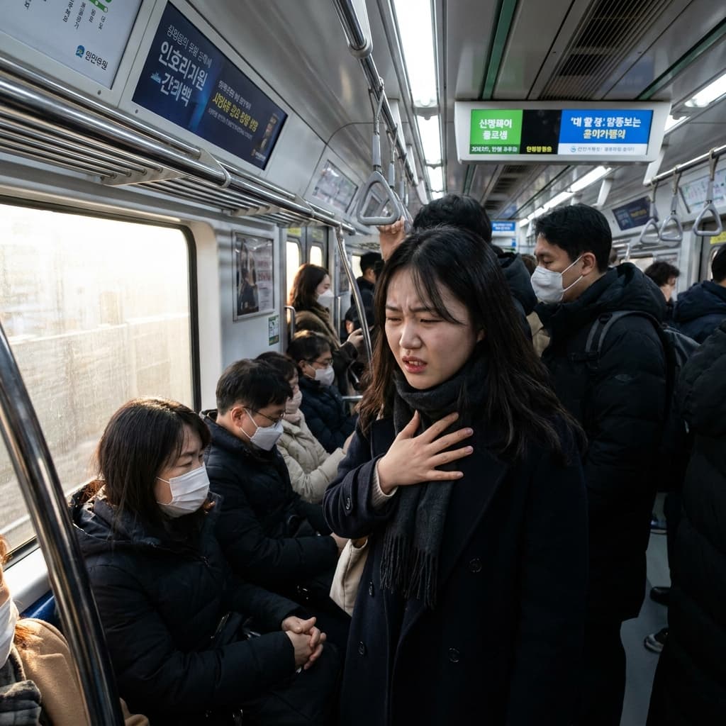 출근길 지하철에서 갑자기 숨이 안 쉬어져요, 이젠 괜찮아요 (불안장애 호전 연구 결과 기반)