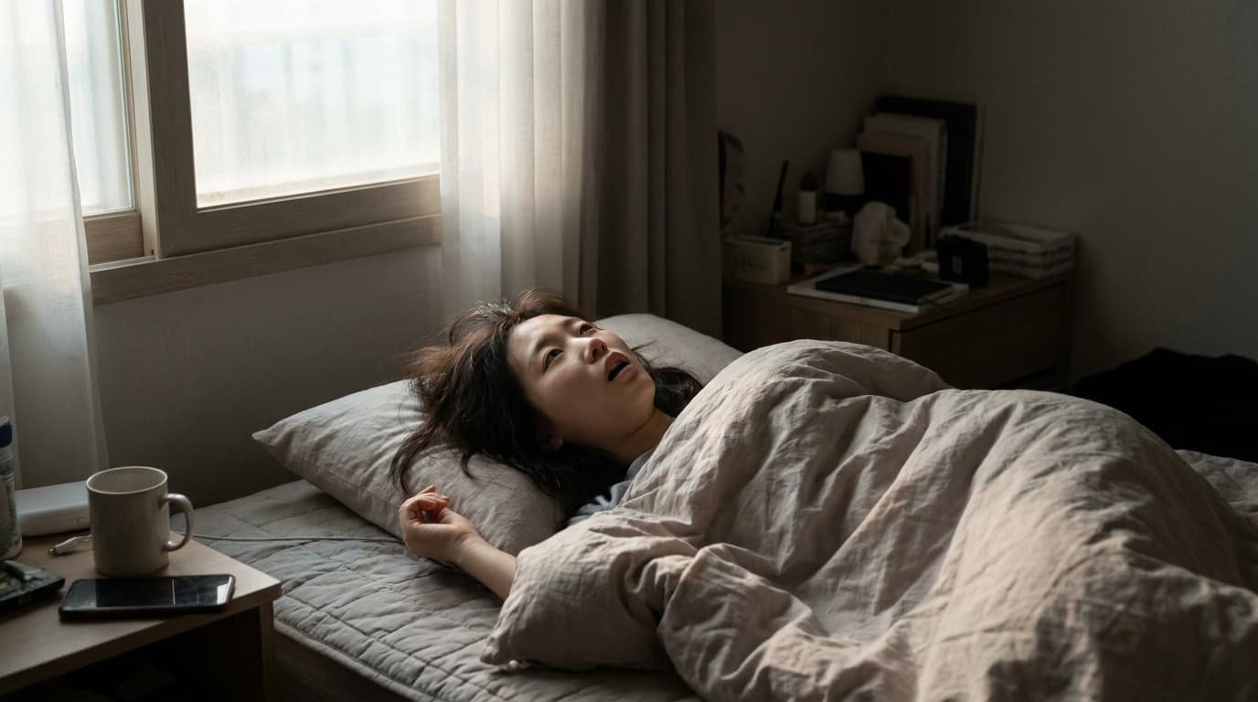 자다가 깨서 다시 잠들기 힘들 때, 혹시 뇌가 쉬지 못하는 신호 아닐까요?