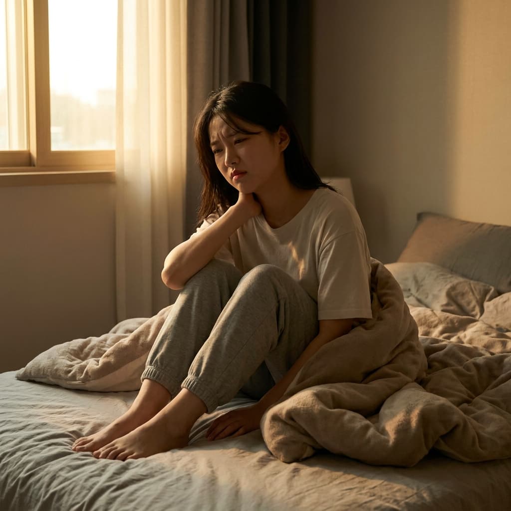 뒷목이 뻣뻣하면서 정수리까지 찌릿찌릿해요, 혹시 나도 자율신경 문제일까요?