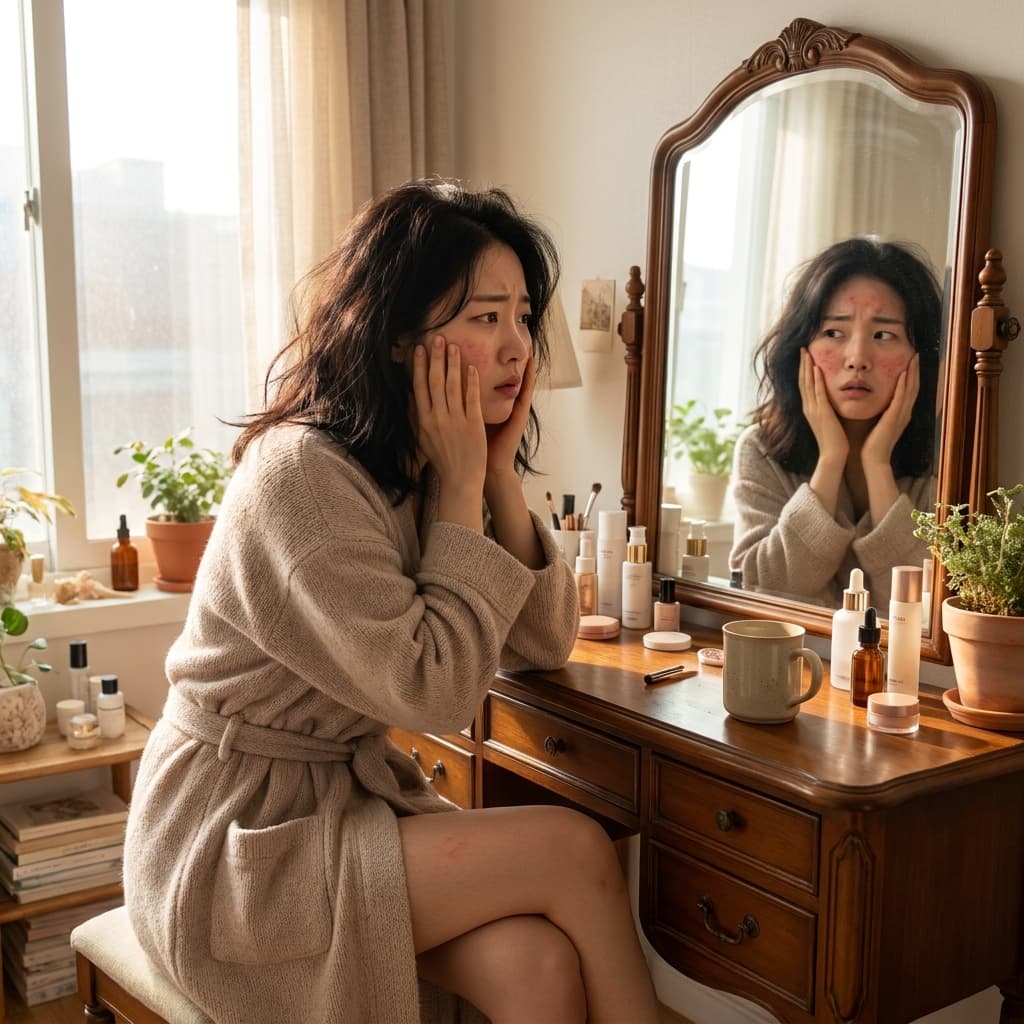 얼굴이 갑자기 빨개지고 뒤집어졌어요, 만성 피부 염증의 숨겨진 원인 찾기