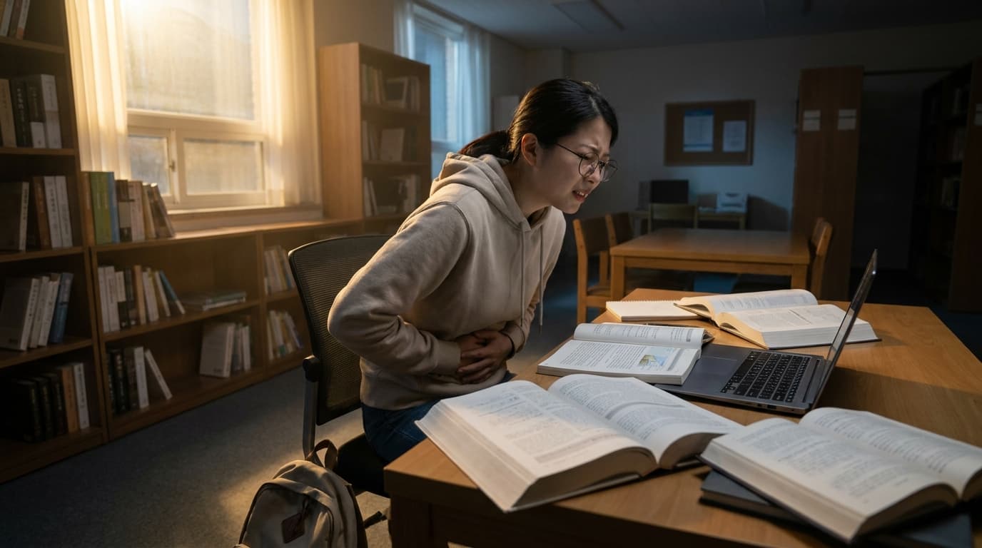 student-menstrual-pain-relief-exam-concerns