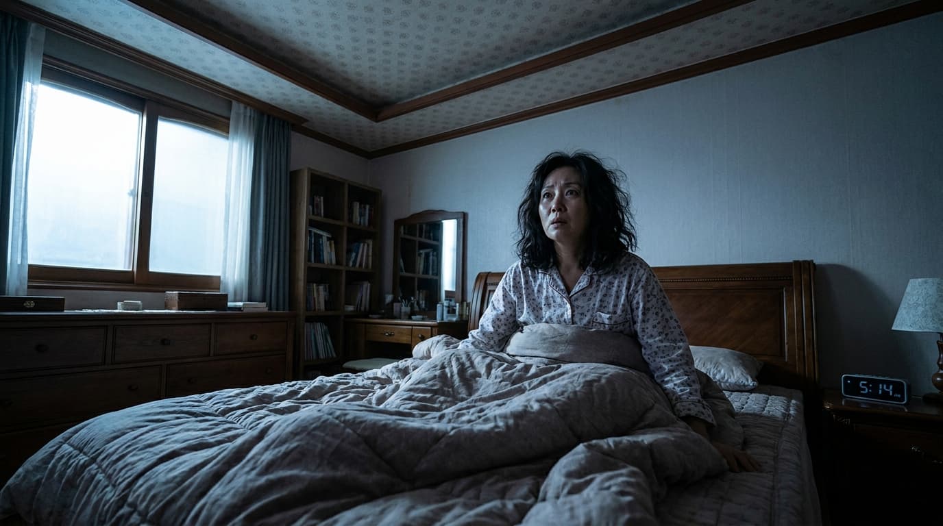 밤에 잠을 통 못 자요? 50대 갱년기 불면증, 혹시 이런 신호인가요?