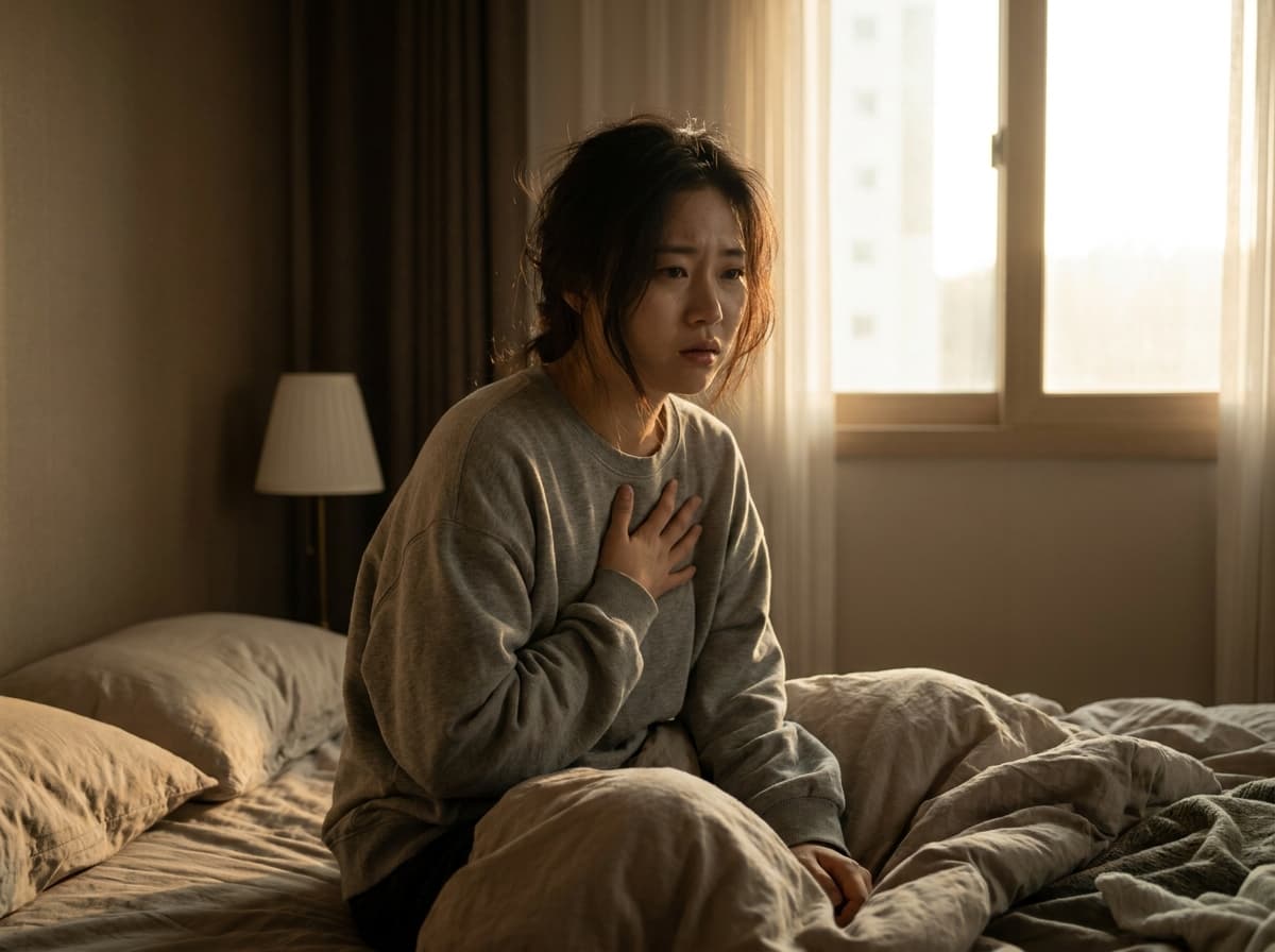 갑자기 심장이 두근거려요, 불안과 자율신경 불균형의 경고등일 수 있습니다