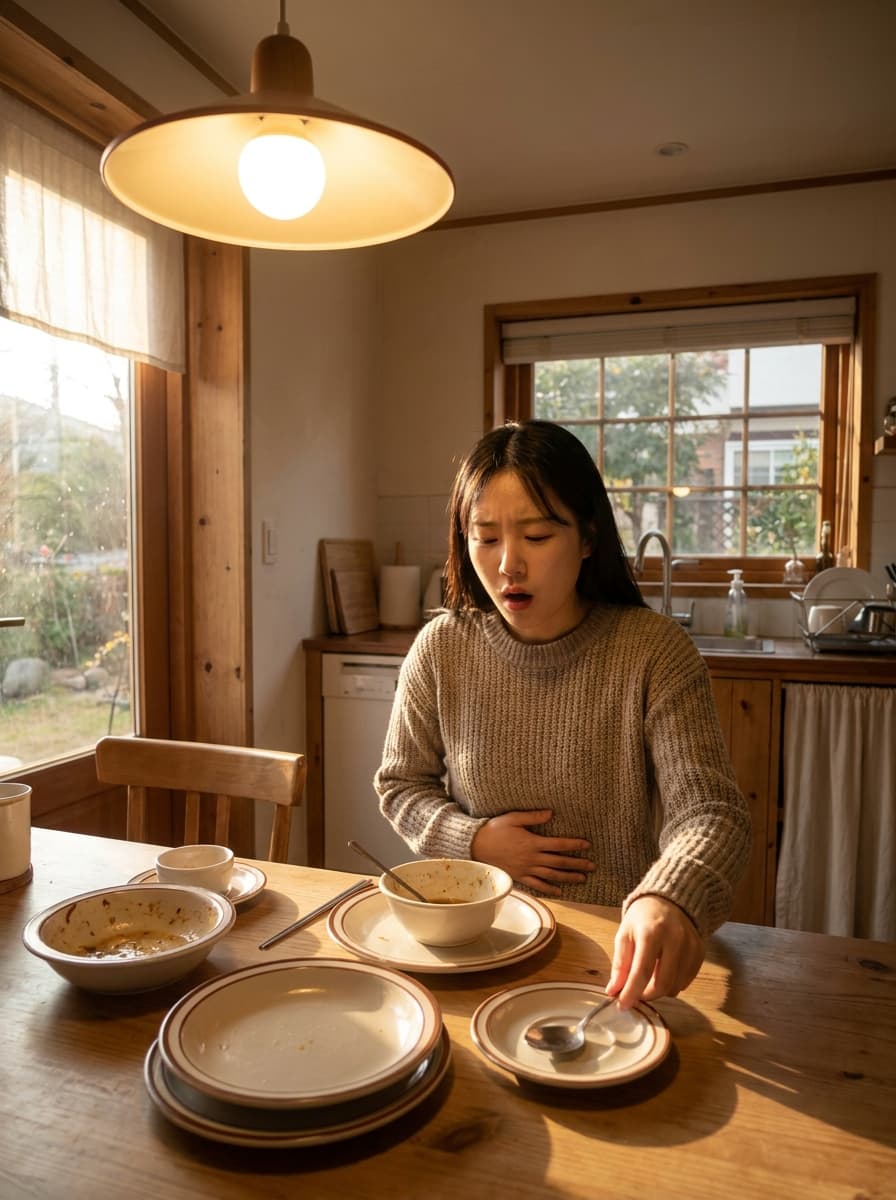 조금만 먹어도 금방 배가 불러요? 답답한 속, 해결의 시작은 이곳에 있습니다.