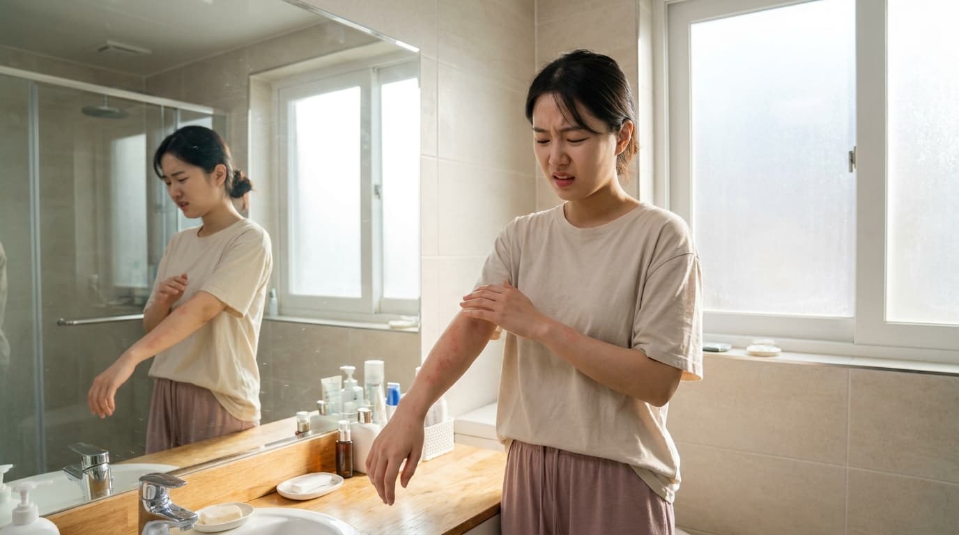 피부가 갑자기 뒤집어져서 안 가라앉아요? 몸속 염증 신호일 수 있습니다.