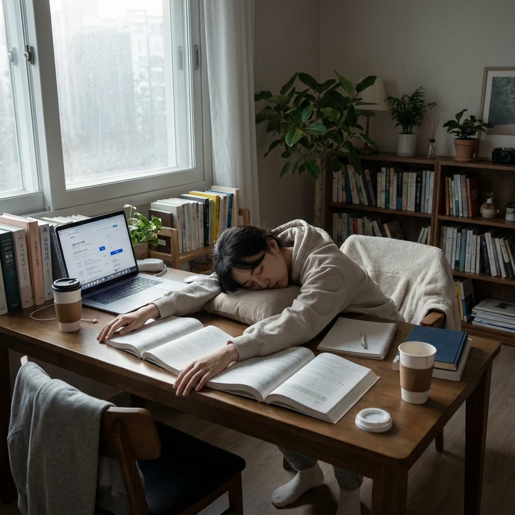 취업 준비 무기력, 번아웃인가요? 뇌가 지쳐 보내는 위험 신호입니다.
