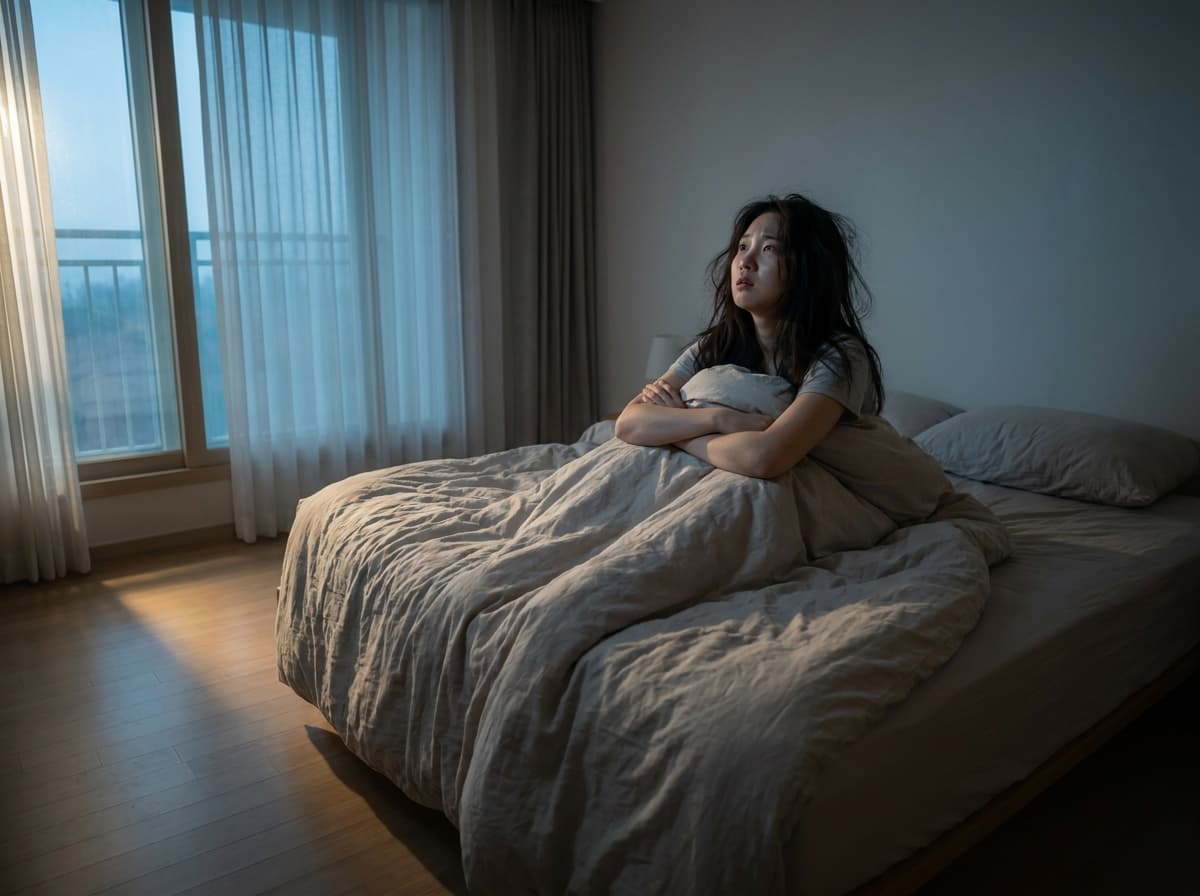 완경하고 나서 잠을 통 못 자요: 갱년기 불면증, 이제 편안한 밤을 되찾으세요.