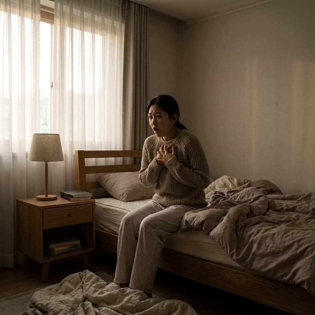 죽을 것 같은 공포가 느껴져요, 혼자서 감당하지 마세요.