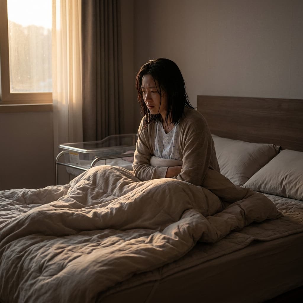 애 낳고 나서 온몸이 시리고 식은땀이 나요, 산후풍, 방치하면 안 됩니다.
