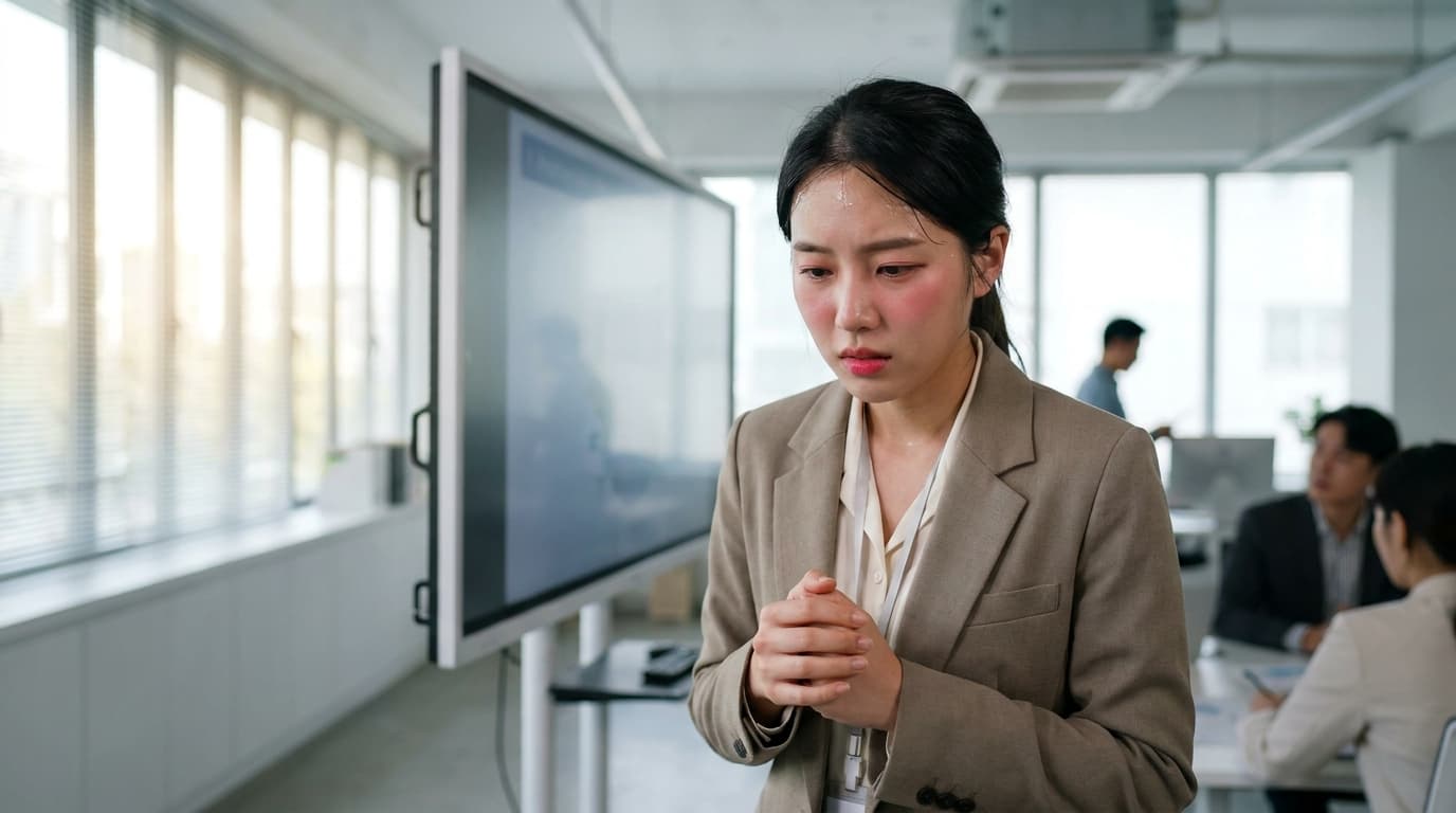 머리에서 땀이 쏟아져요: 긴장하면 터져 나오는 머리 땀, 이제 멈출 때