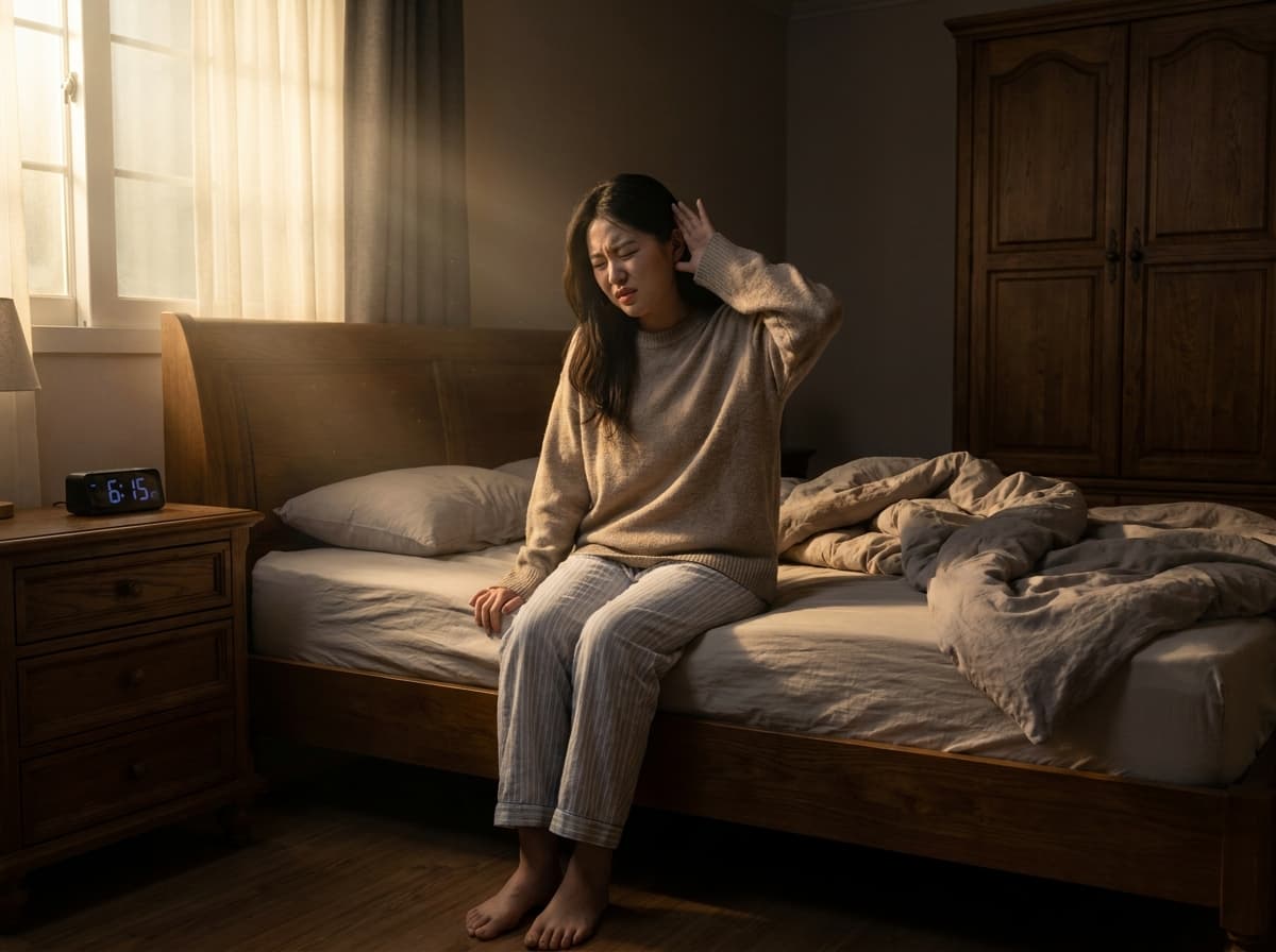 귀에서 웅웅거리는 소리가 들려요, 혹시 이명일까요?