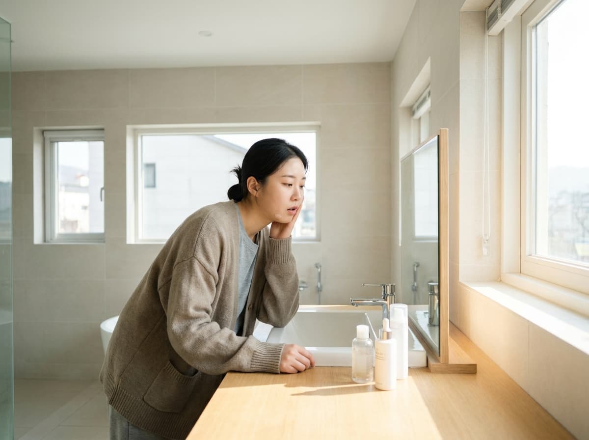 턱이랑 목에 나는 여드름, 왜 유독 여기만 계속 올라올까요??