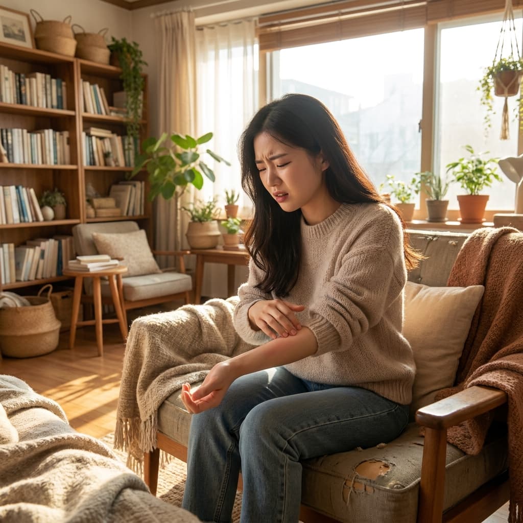 피부가 건조하고 가려워요, 혹시 아토피 초기 증상일까요?