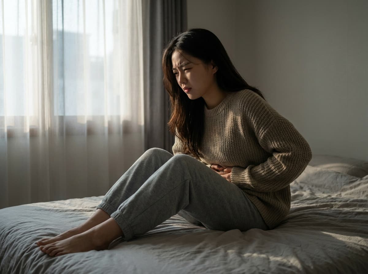 아랫배 빵빵하고 단단할 때, 혹시 자궁선근증 증상일까요?