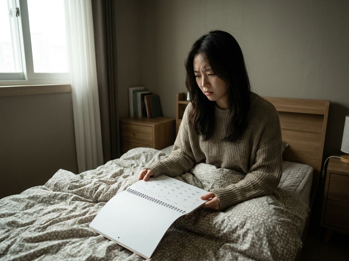 생리 예정일이 한참 지났는데 소식이 없어요, 혹시 나도 무월경일까요?