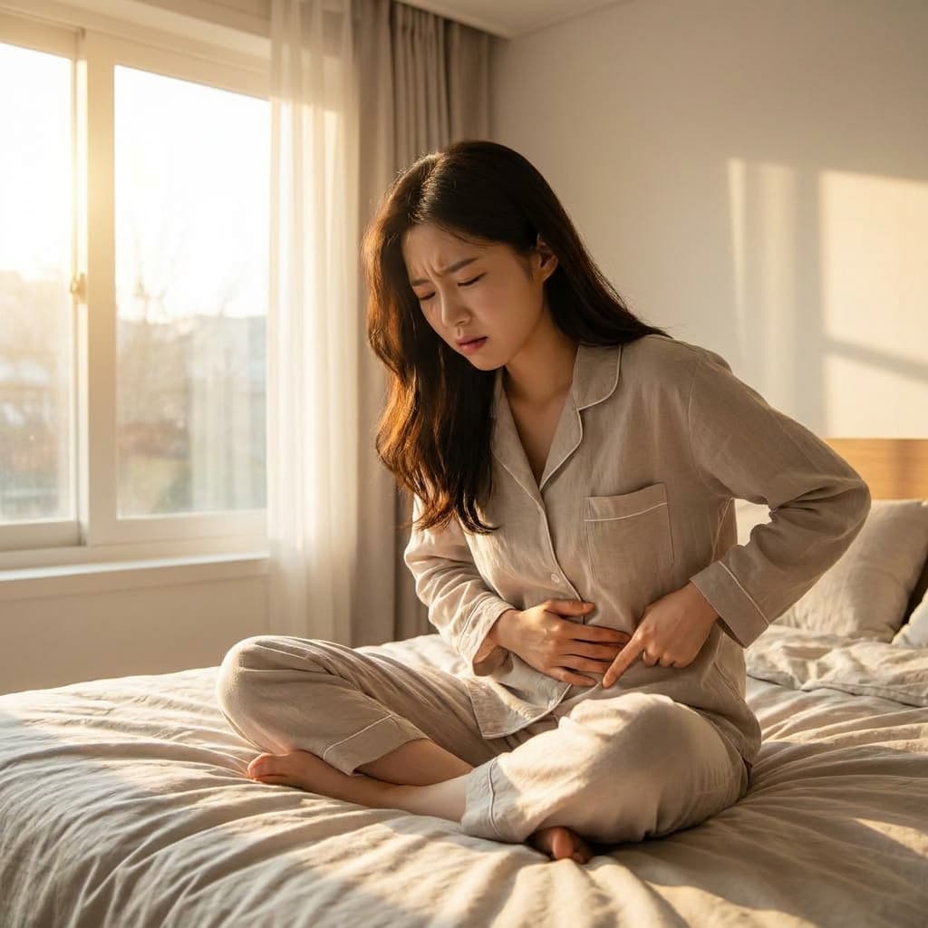 배에 가스 차고 골반까지 뻐근해요, 혹시 이 증상 때문 아닐까요?