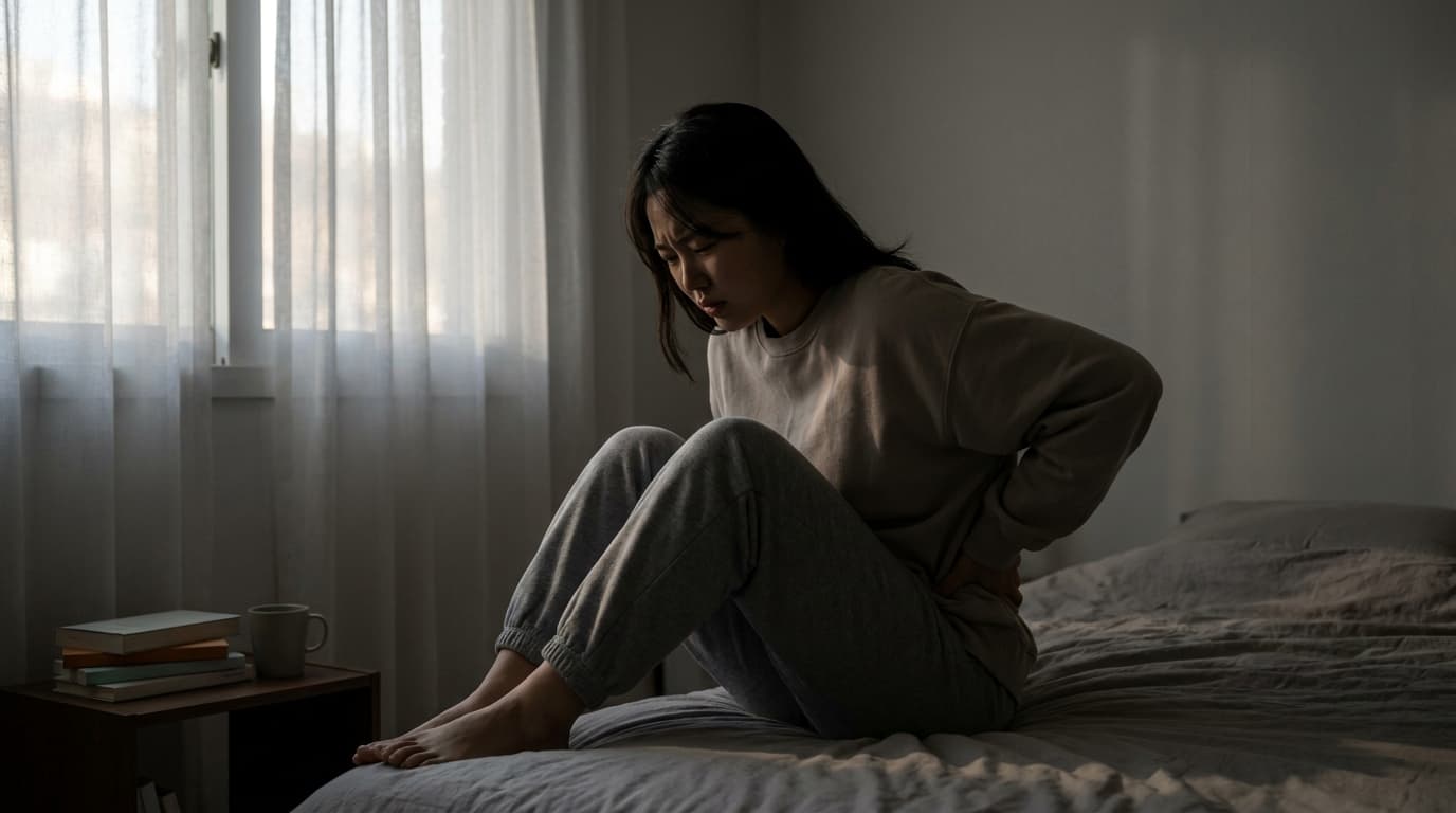 생리할 때 밑이 빠질 것처럼 아파요, 혹시 자궁이 보내는 위험 신호일까요?