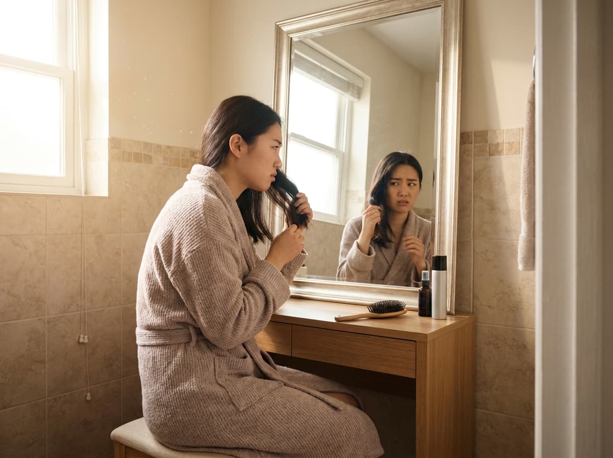 다이어트 후 머리숱이 반으로 줄었어요? 원인과 회복법