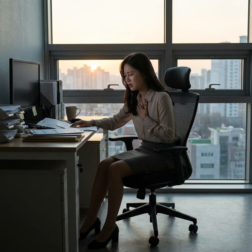 회사만 가면 숨이 막히고 두근거려요? 혹시 '이것' 때문은 아닐까요?