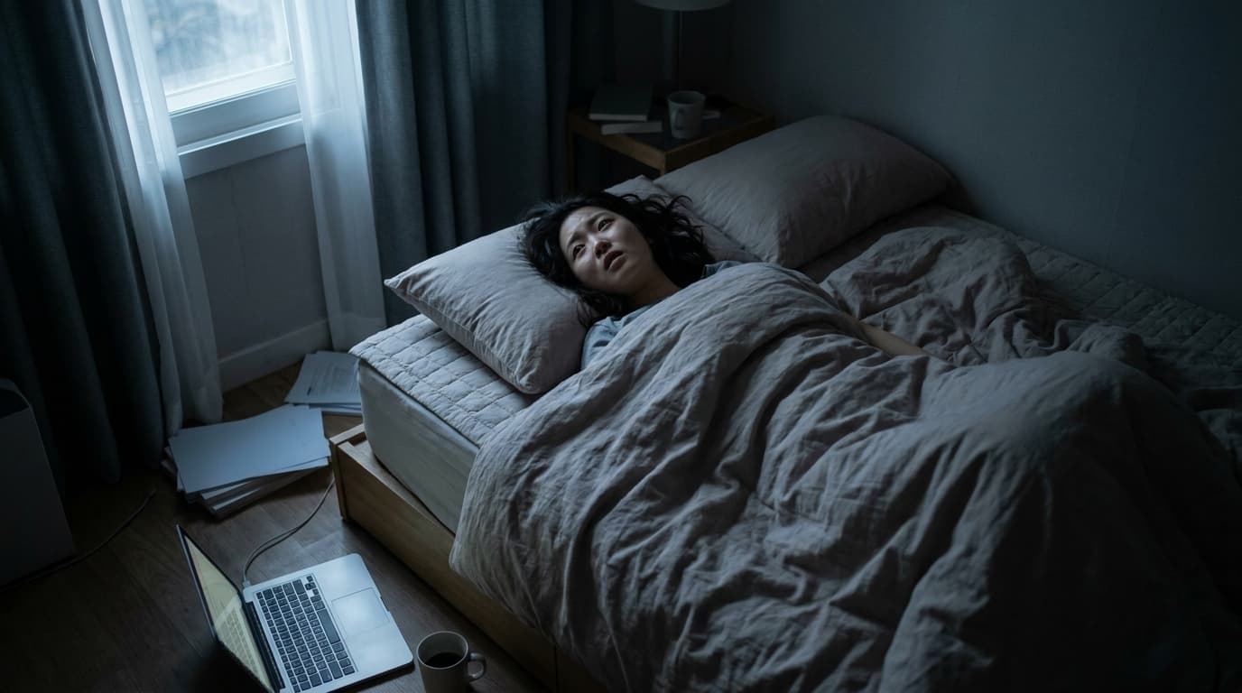 자려고 누우면 잠이 안 와요: 회사 스트레스, 이제 불면증의 굴레에서 벗어나세요