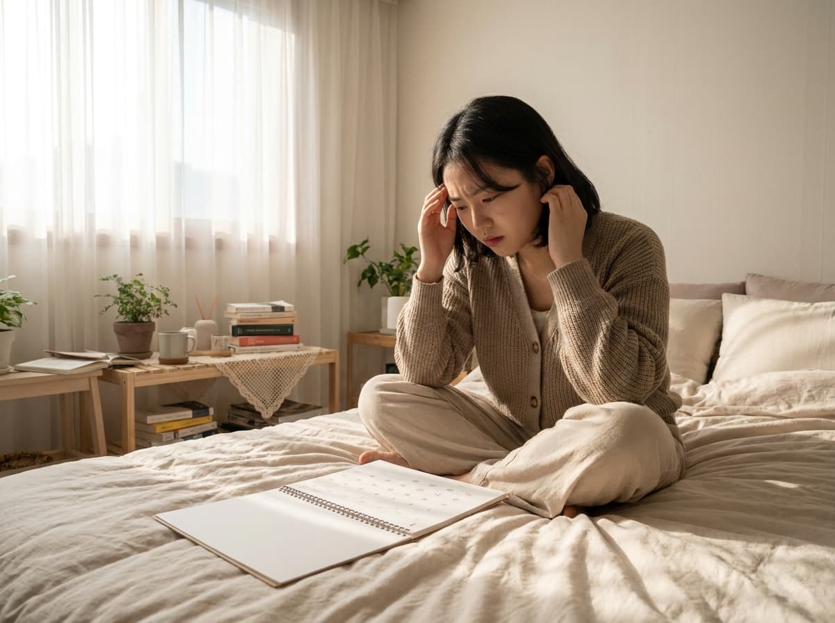 생리를 몇 달째 안 해요: 혹시 '조기폐경' 신호일까요??