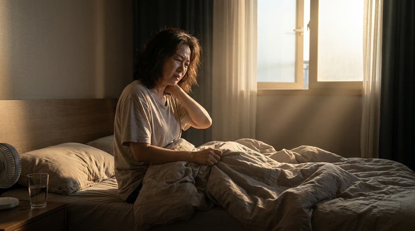 갑자기 얼굴이 화끈거리고 땀나요? 갱년기, 몸의 경고등을 제대로 읽어야 할 때