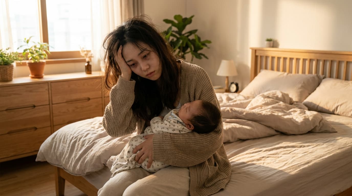 Postpartum recovery is too slow, is it because of advanced maternal age?