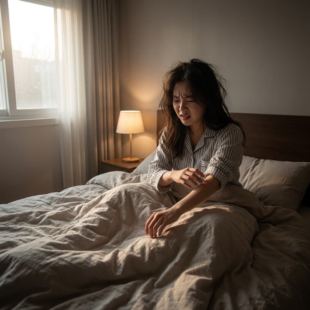 밤마다 피부가 너무 가려워요, 단순한 건조함 때문이 아닙니다.