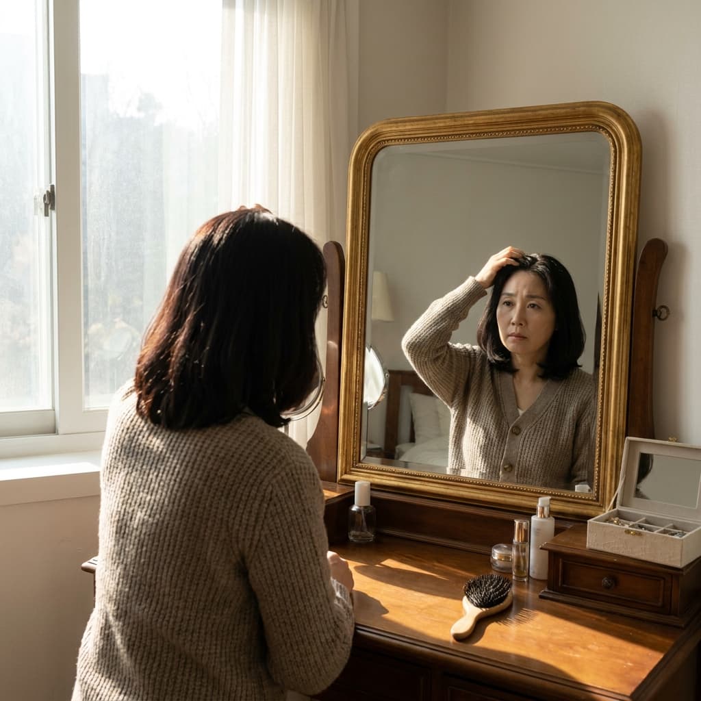 更年期の頭頂部の薄毛、もしかして私も女性の抜け毛の始まりでしょうか?
