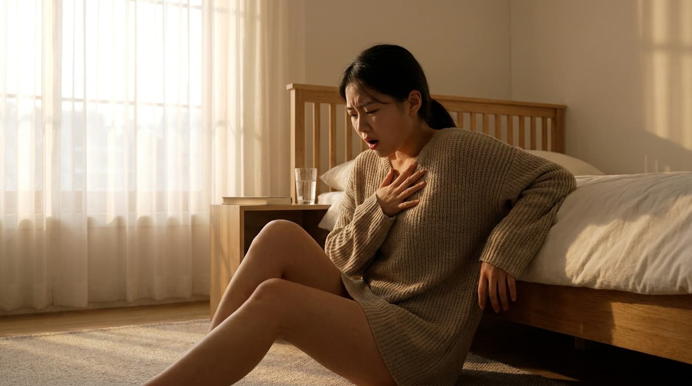 금방이라도 쓰러질 것 같아요, 이 불안감 공황장애 증상일까요?