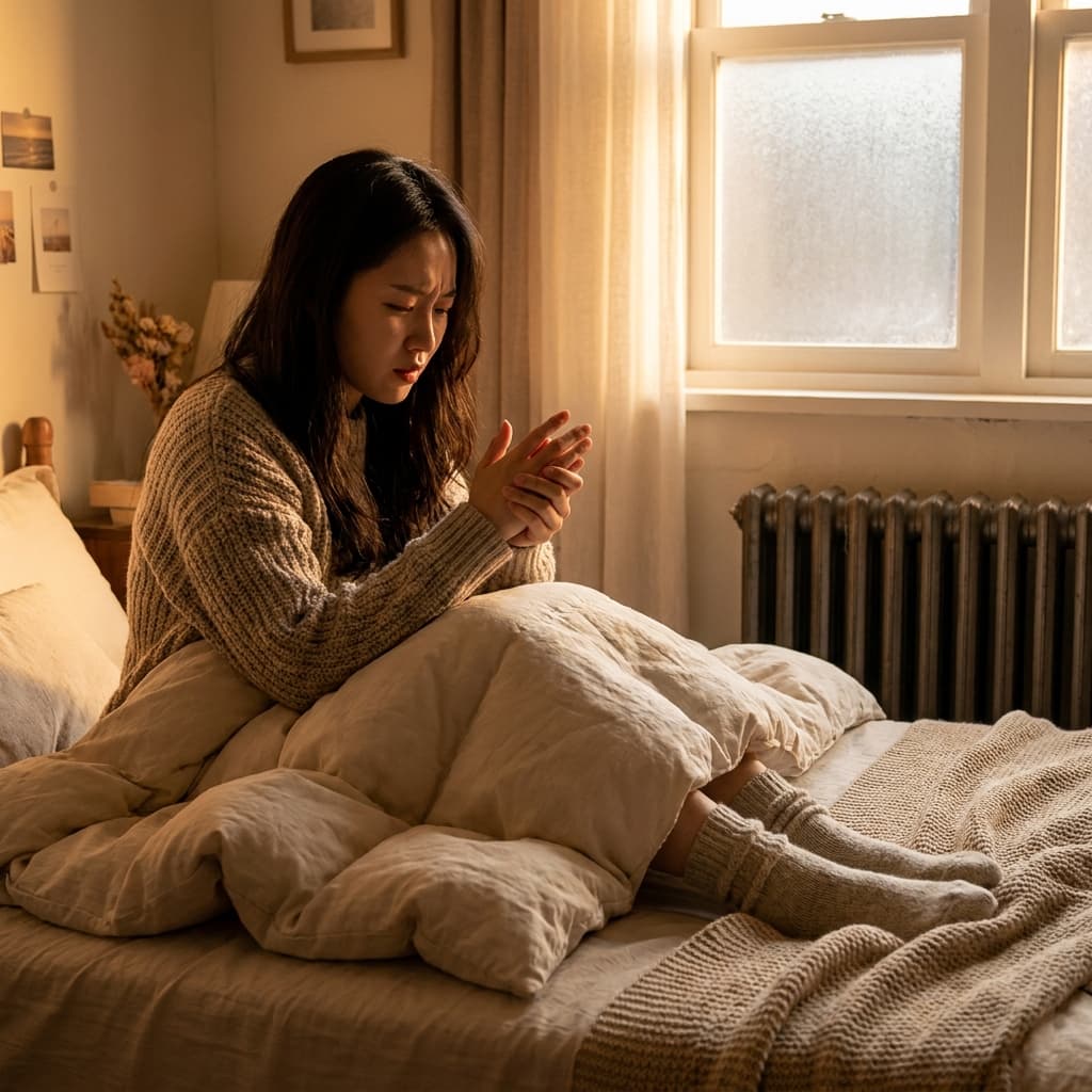 手脚冰凉,会是健康的红灯吗?真正原因与韩医解决方案