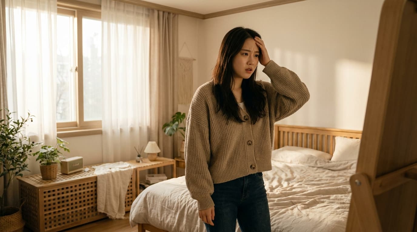 おでこのシワが片方だけできませんか?顔面麻痺の初期信号、遅れる前に確認してください。