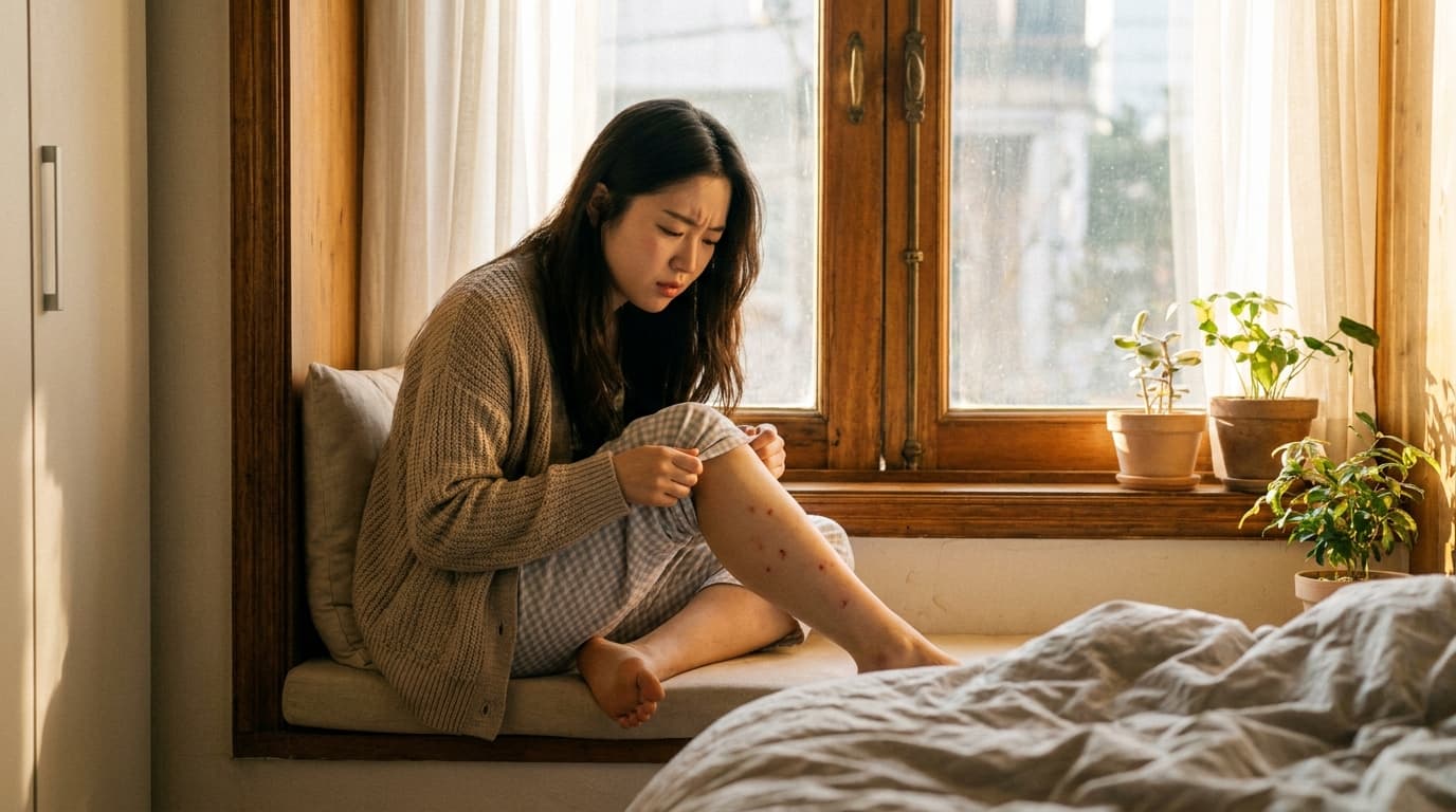 痒くないのに脚に赤い点がポツポツできていますか?もしかして「紫斑病」のせいではないでしょうか?驚かないでください。