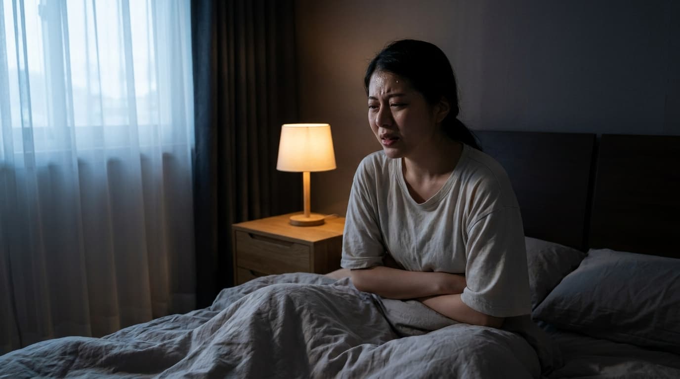 생리 첫날 식은땀 나고 토할 것 같아요, 혹시 심한 생리통일까요?