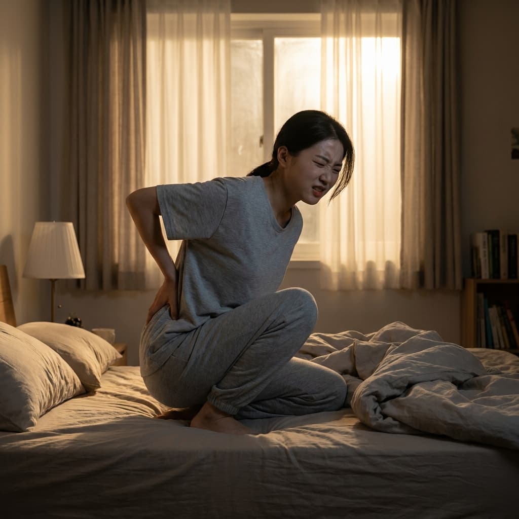 생리할 때 허리가 끊어질 듯 아파요, 혹시 자궁 때문인가요?