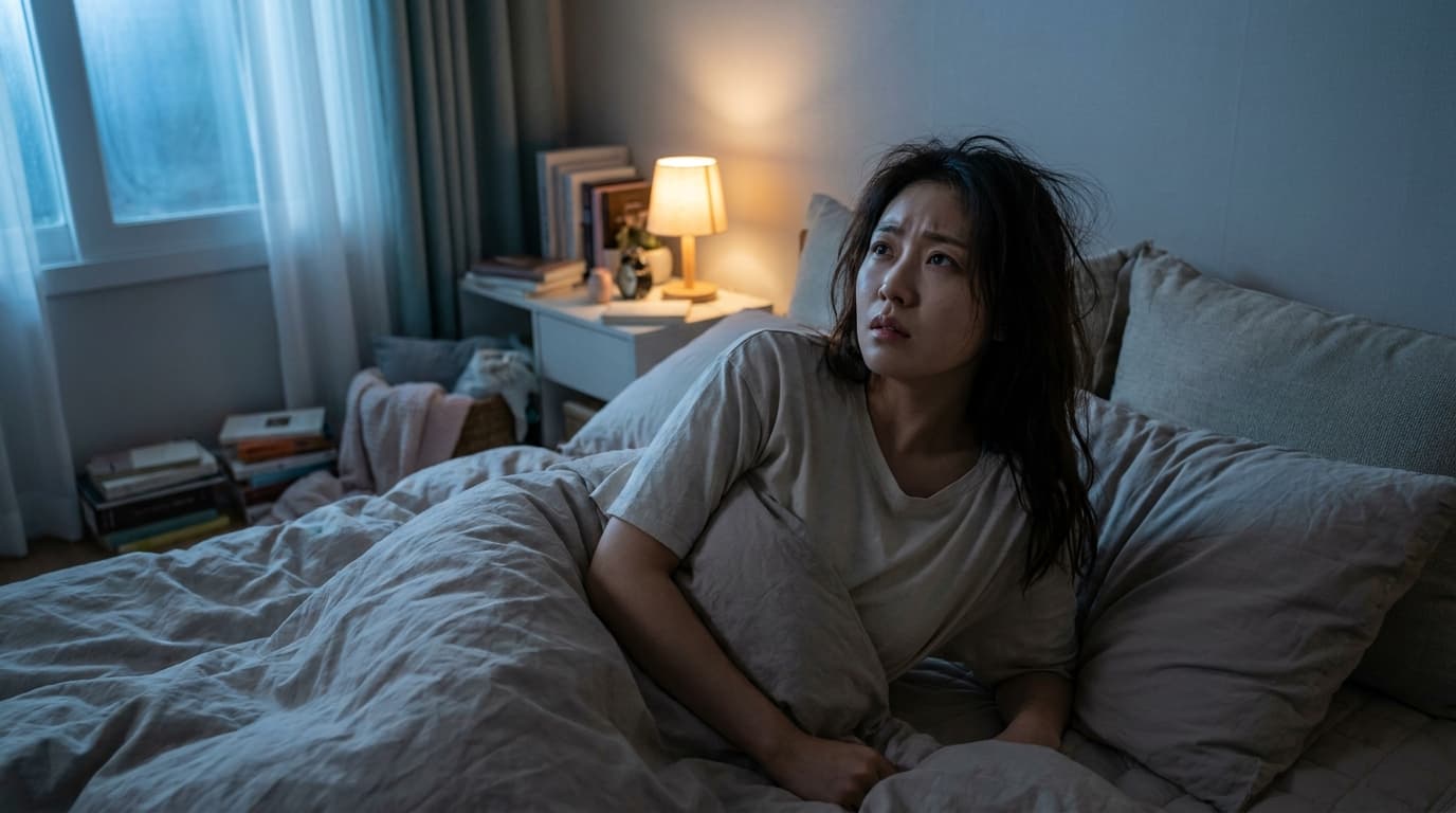 寝ようと横になると目が冴えてしまいます:眠れない夜、原因から解決しなければなりません。