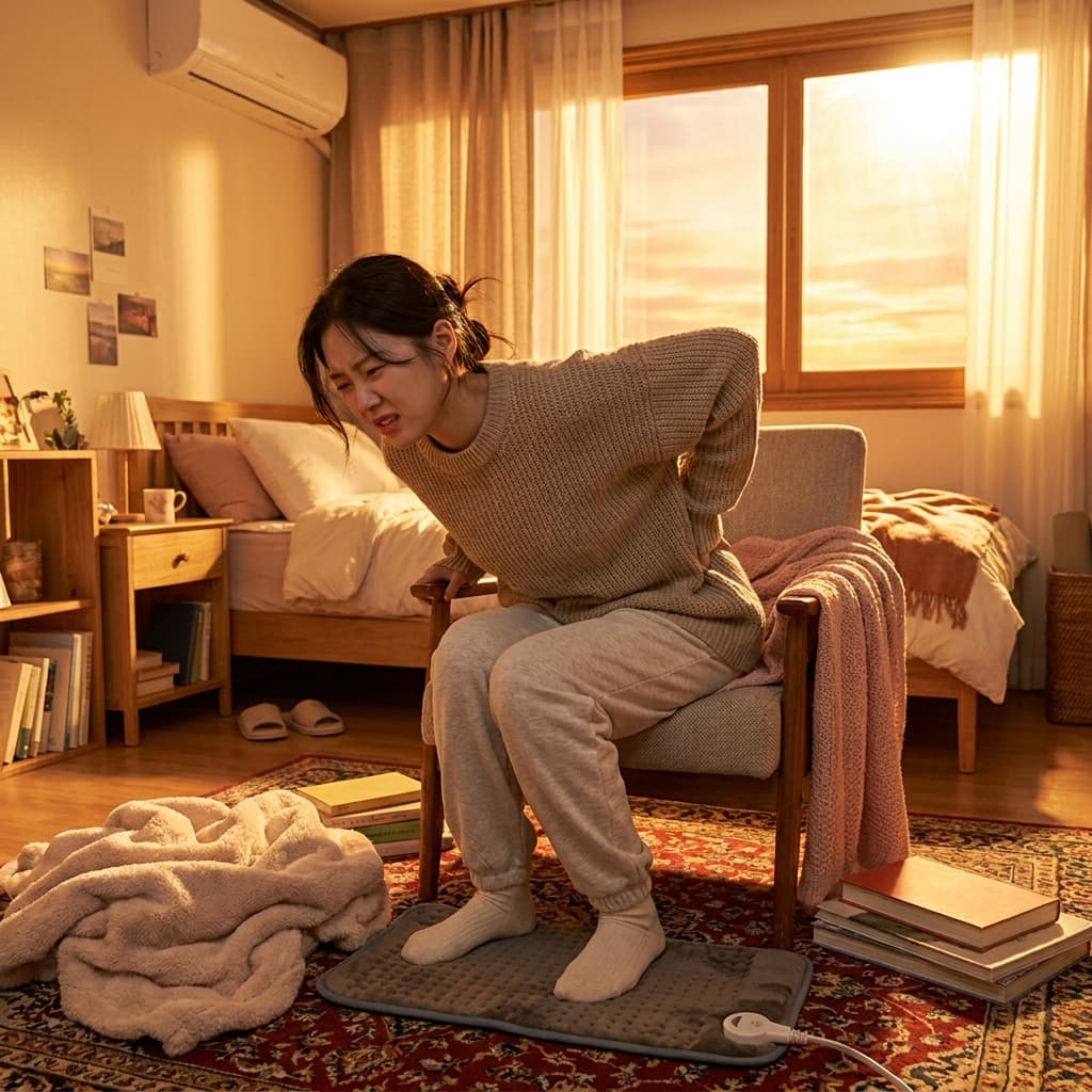 생리할 때 허리랑 골반까지 아파요? 참지 마세요, 몸의 신호입니다.