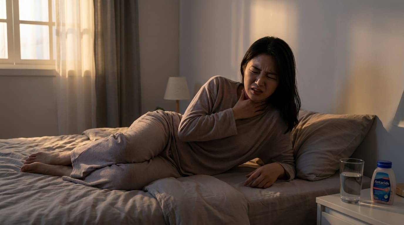 When You Lie Down During Pregnancy Acid Reflux and Heartburn Symptoms