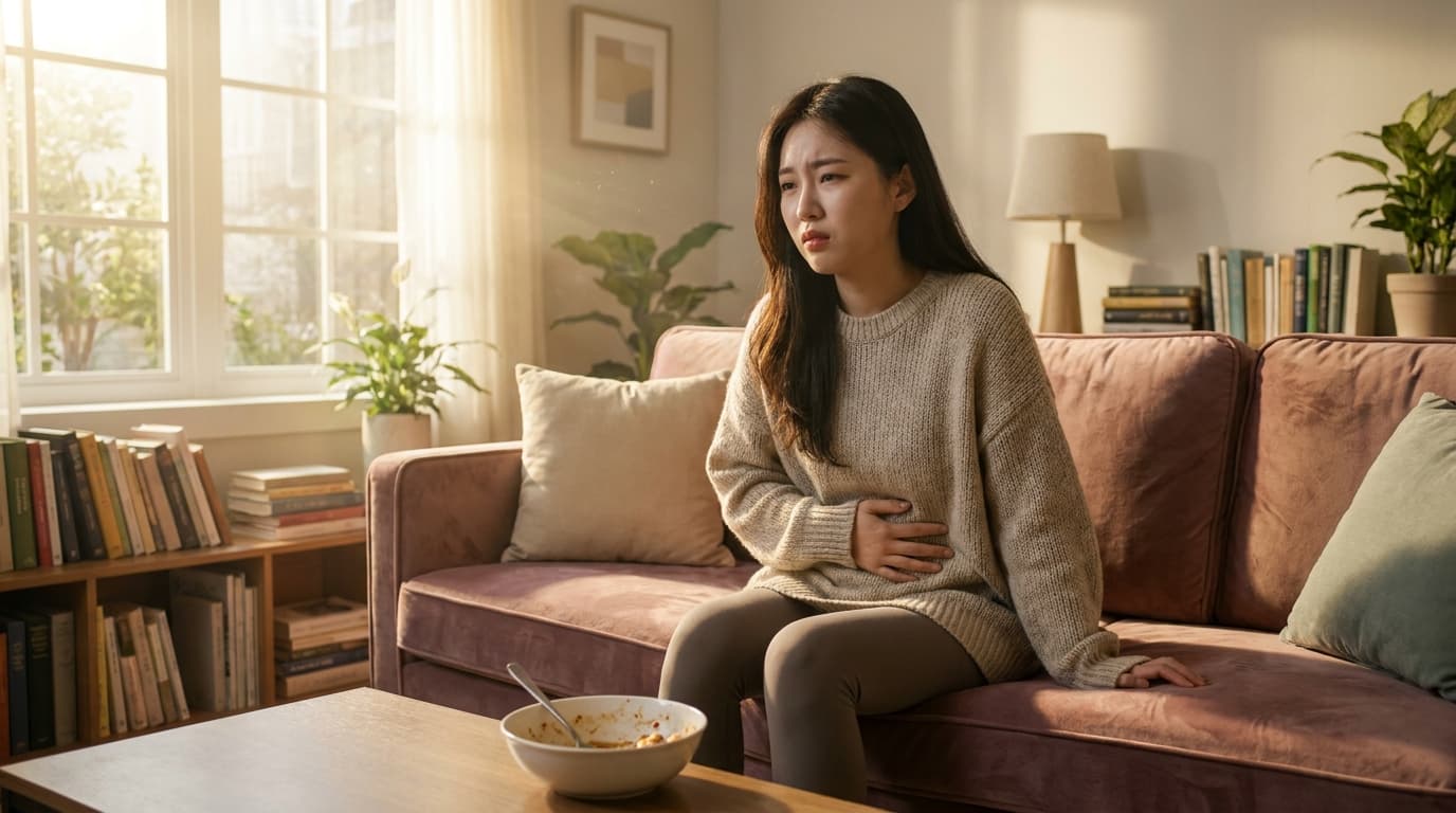 Does your abdomen feel full as if about to burst? It might be a sign of sensitive bowel