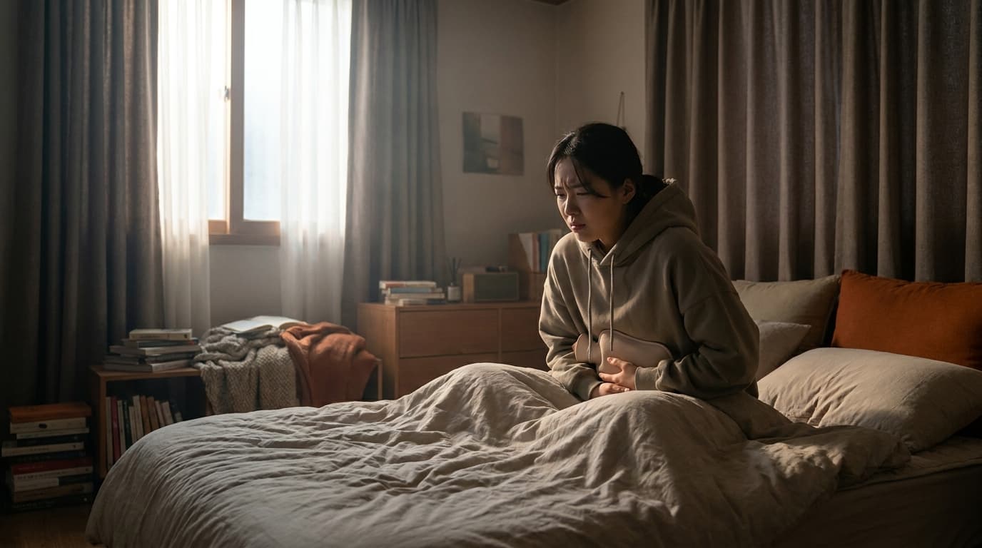 배에 가스 찬 것처럼 아랫배가 묵직한 이유, 혹시 이럴 땐가요?