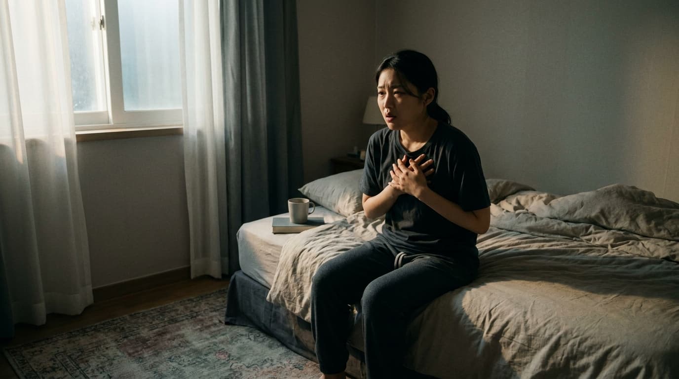 숨이 턱 막히고 답답해요, 공황장애일까요? 내과? 정신과? 한의원?