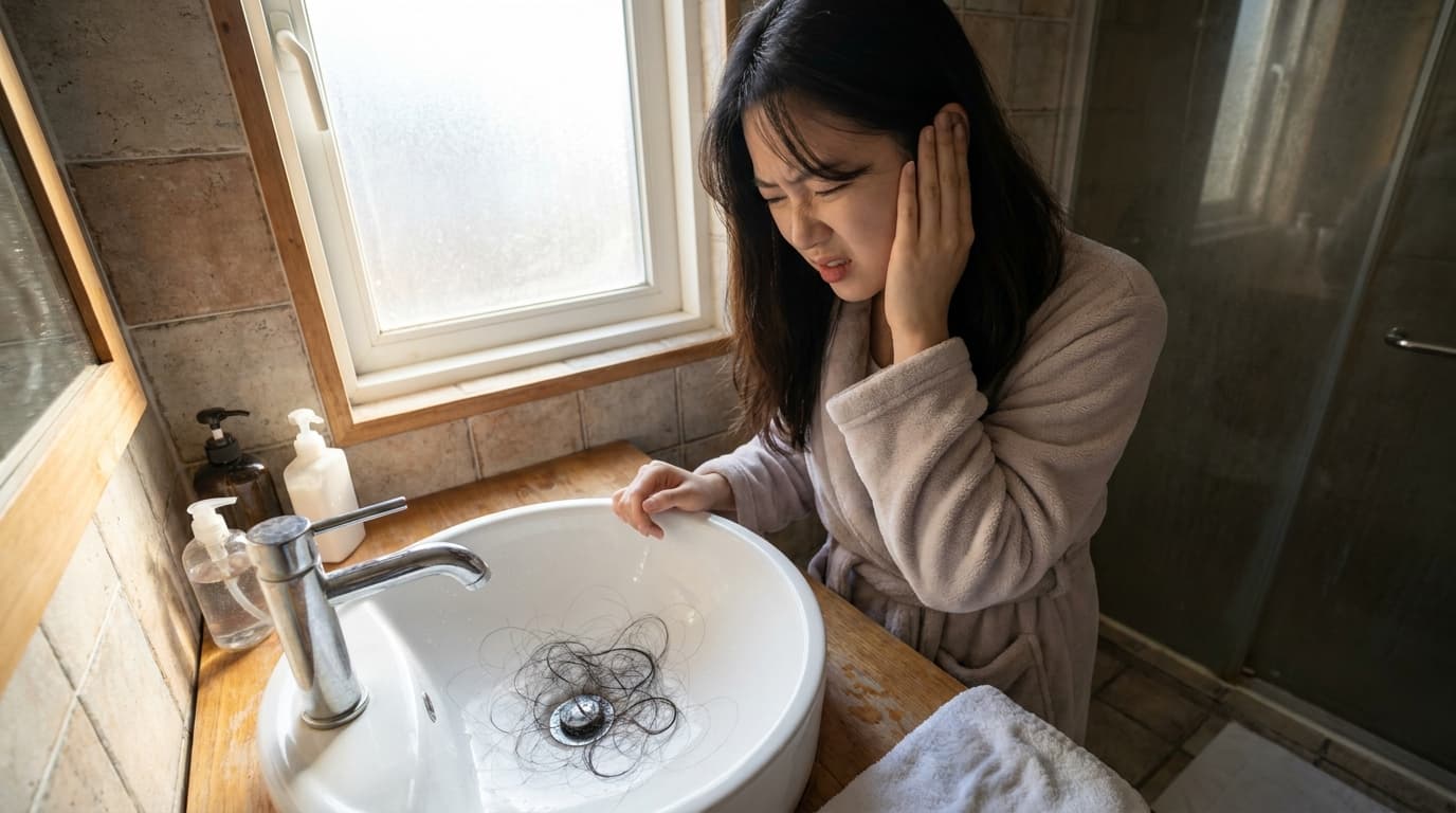 머리 감을 때 머리카락 빠짐, 혹시 탈모의 시작일까요?