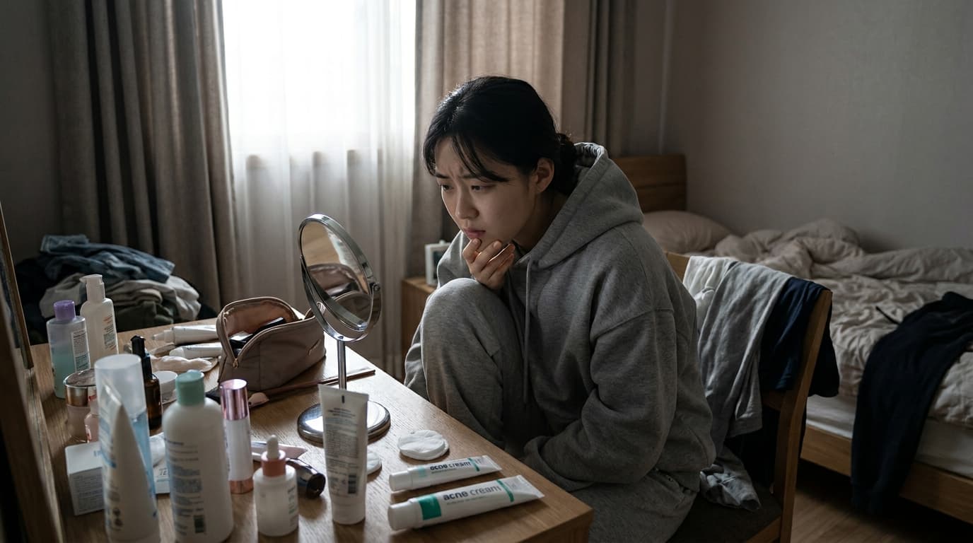しきりにできるニキビ、絞っても終わらない本当の理由