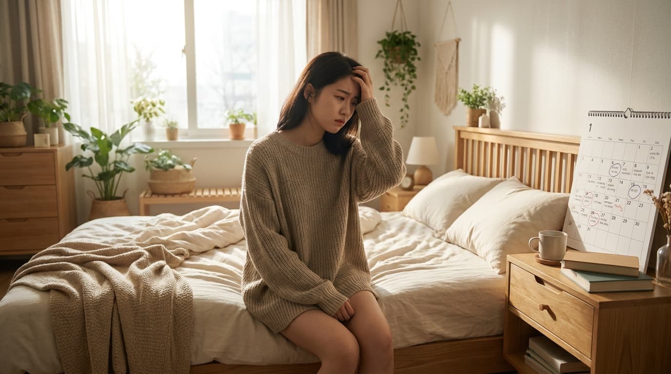 생리 늦어지는데 혹시 다낭성난소증후군일까요? 구별법과 한방 치료의 핵심