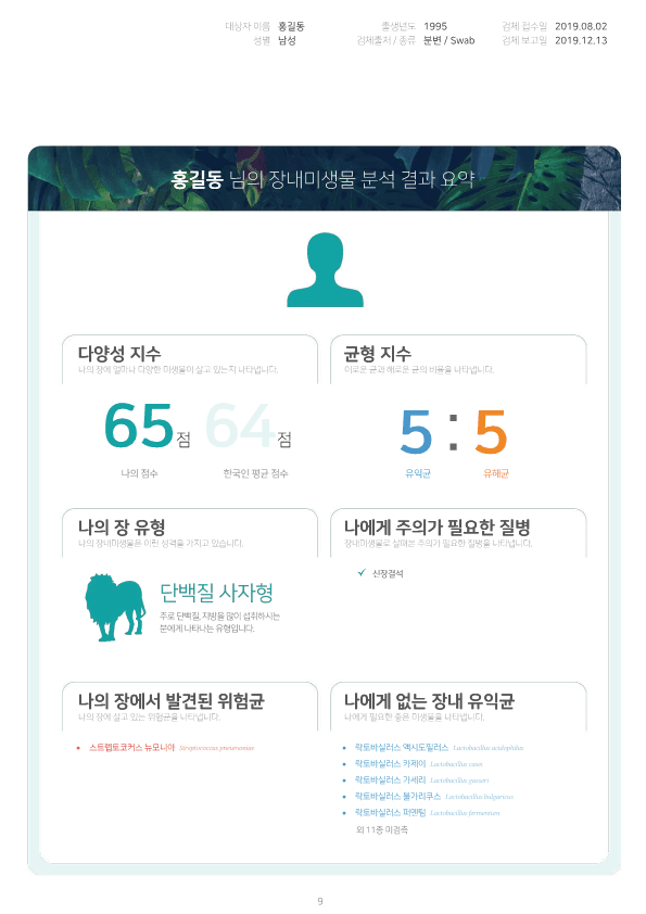 장내미생물검사